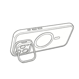 Rixus Classic 03 Case With MagSafe Compatible For Apple iPhone 16 Pro Black
