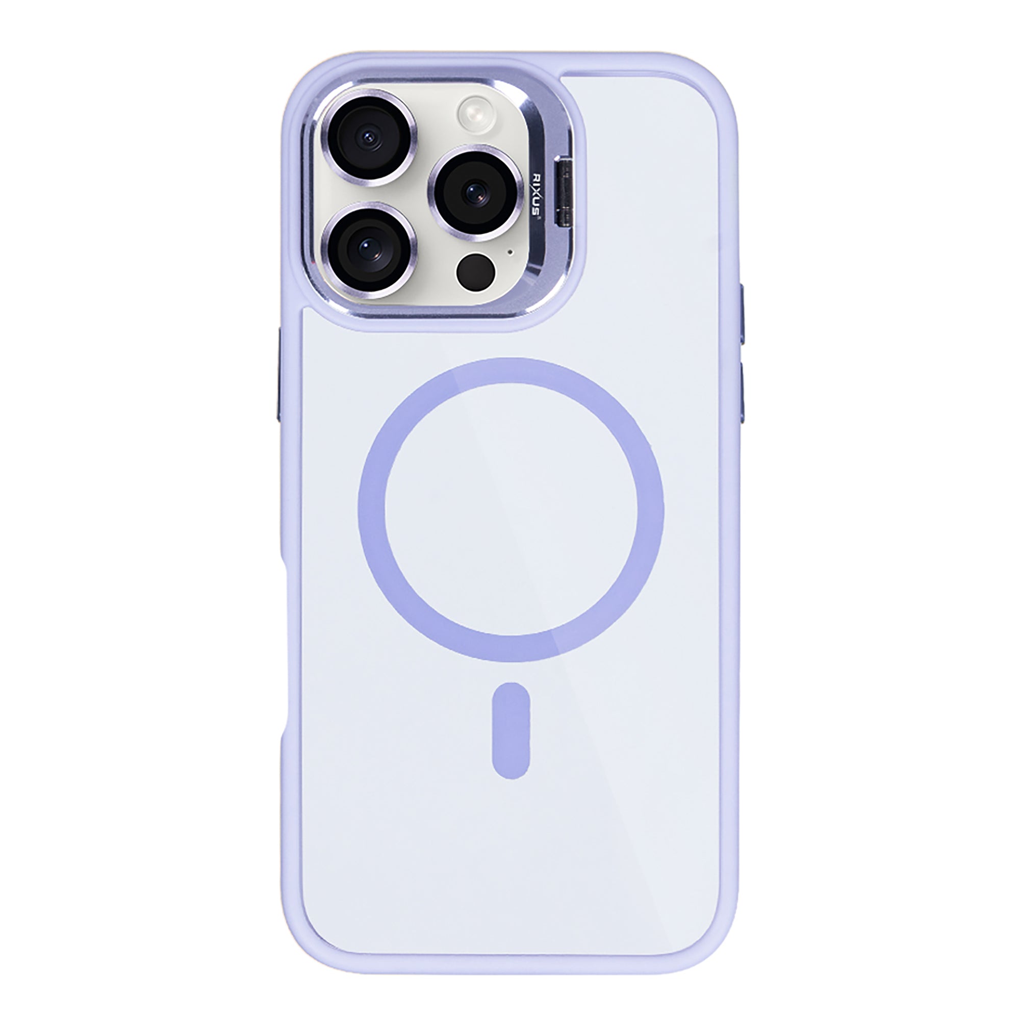 Rixus Classic 03 Case With MagSafe Compatible For Apple iPhone 16 Pro Max Light Purple