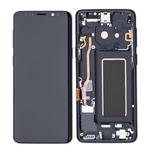 Samsung Galaxy S9 G960F Écran et numériseur avec cadre Noir minuit Refurbished