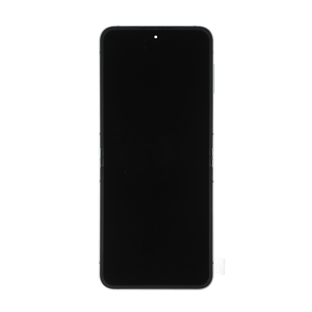 Écran principal et numériseur Samsung Galaxy Z Flip6 F741B avec cadre Mint Service Pack