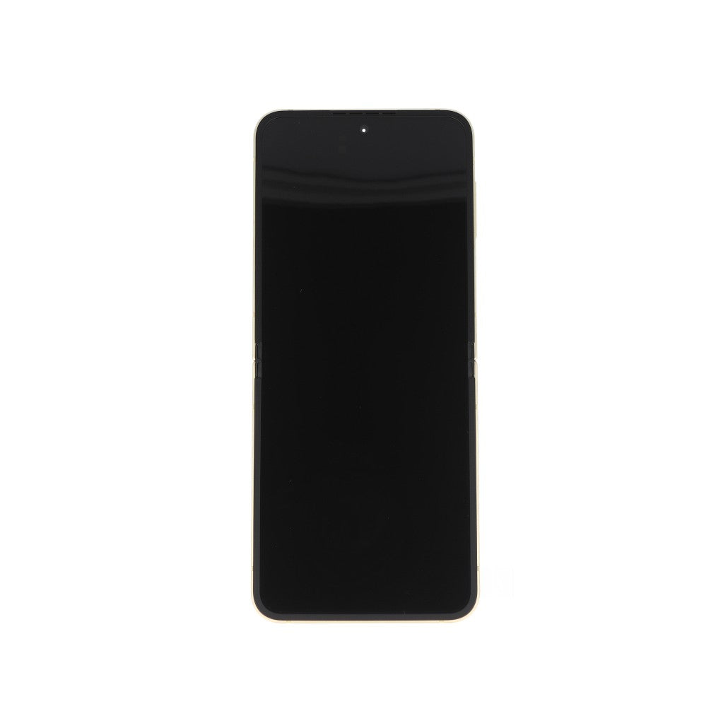 Samsung Galaxy Z Flip6 F741B Écran principal et numériseur avec cadre jaune Service Pack