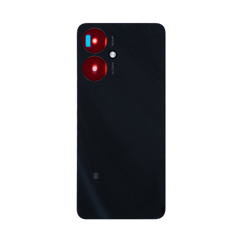 Coque arrière Xiaomi Redmi 13C 5G sans objectif, noir étoilé, OEM