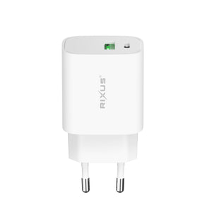 Rixus RX90L Adapter With USB-C To Lightning Connector Cable 1m 20W White
