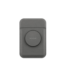 Rixus RXCH20G Card Holder With MagSafe Compatible Gray