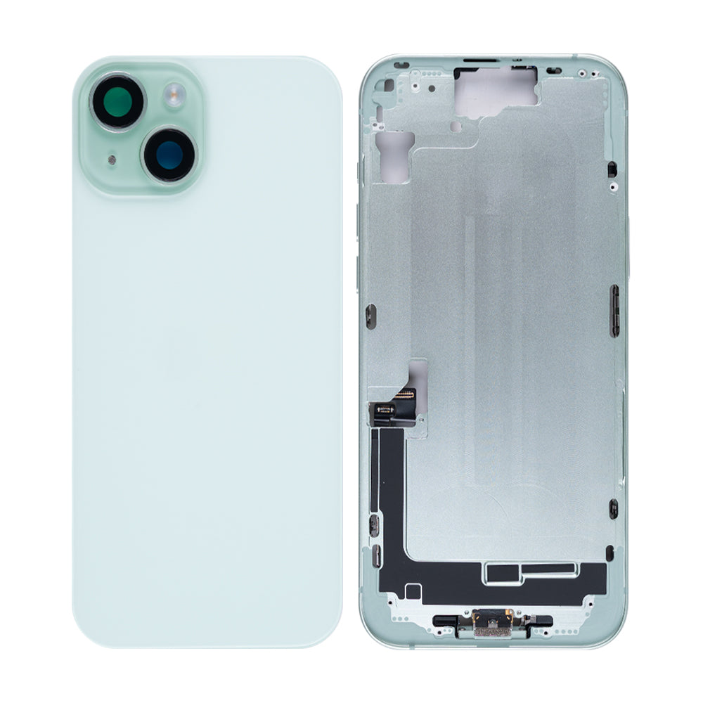 For Apple 15 Plus Boîtier avec petites pièces Vert OEM