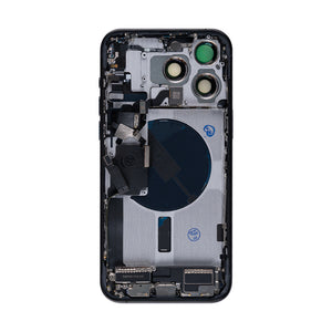 For Apple 15 Pro Max Boîtier avec petites pièces Titane noir OEM