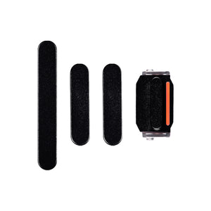 For Apple 15, 15 Plus Ensemble de boutons latéraux noirs retirés (4 pièces)
