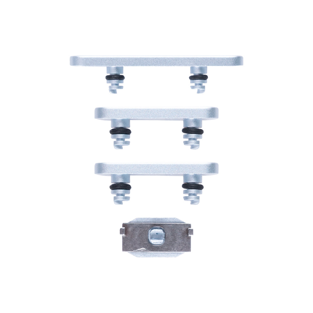 For Apple 15, 15 Plus Ensemble de boutons latéraux bleus retirés (4 pièces)