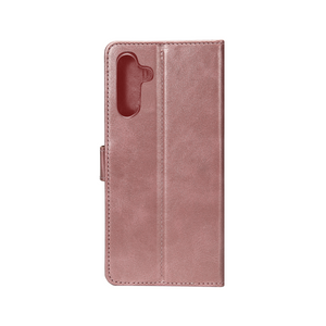 Rixus Bibliothèque pour Samsung Galaxy A16 4G, A16 5G Rose