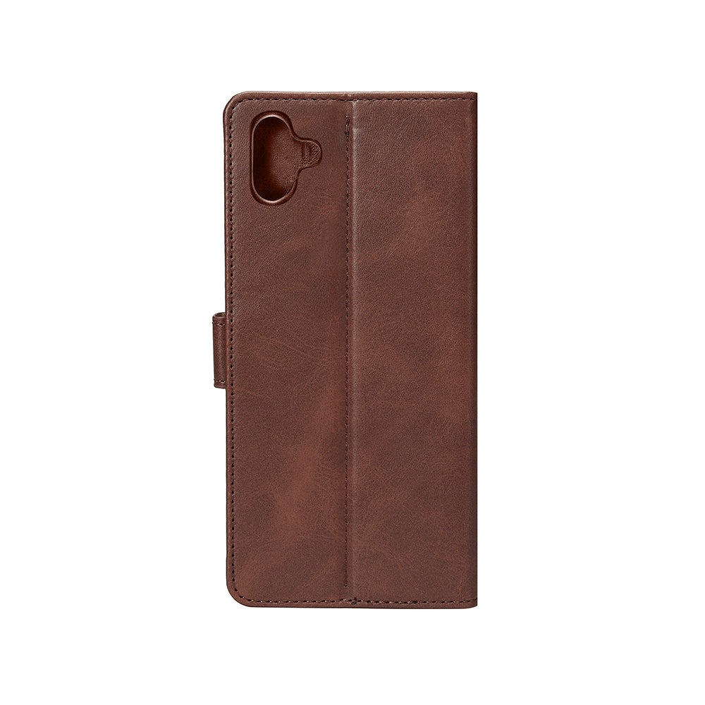 Bibliothèque Rixus pour Samsung Galaxy A06 Marron