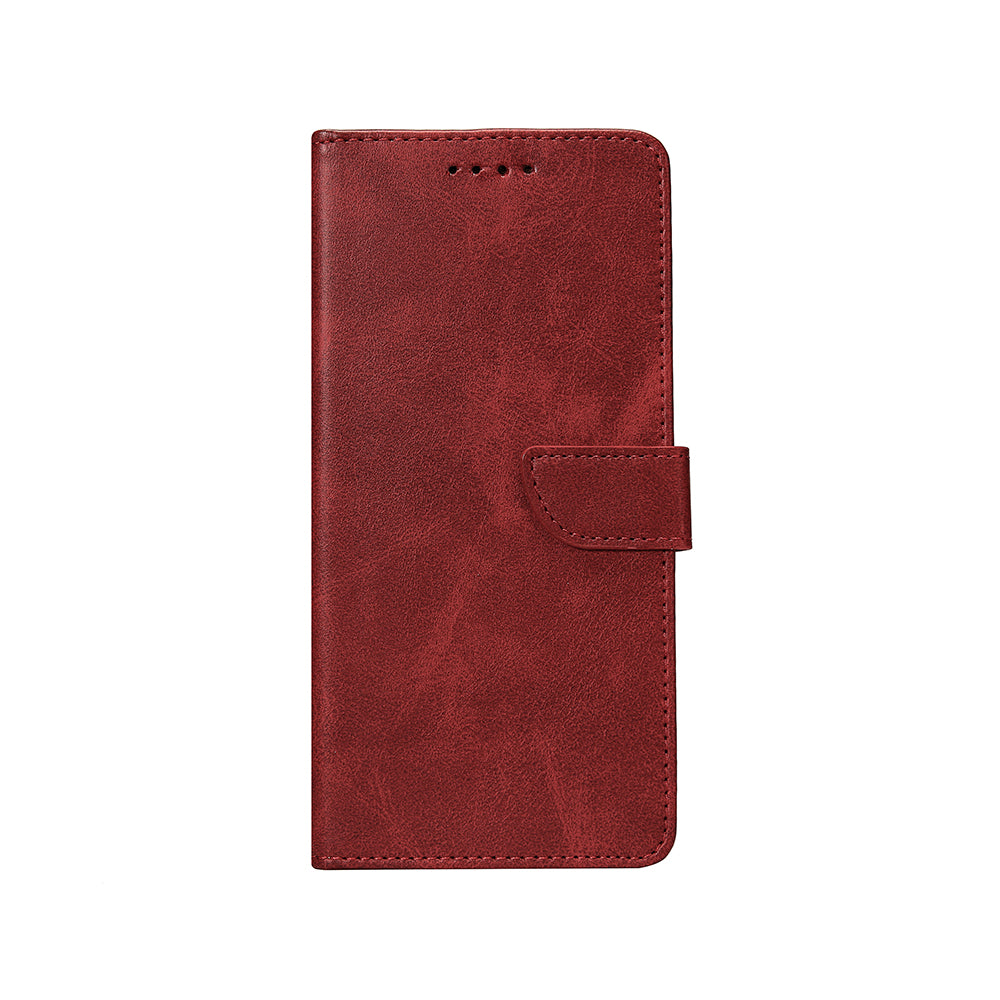 Bibliothèque Rixus pour Samsung Galaxy S23 Ultra Rouge foncé