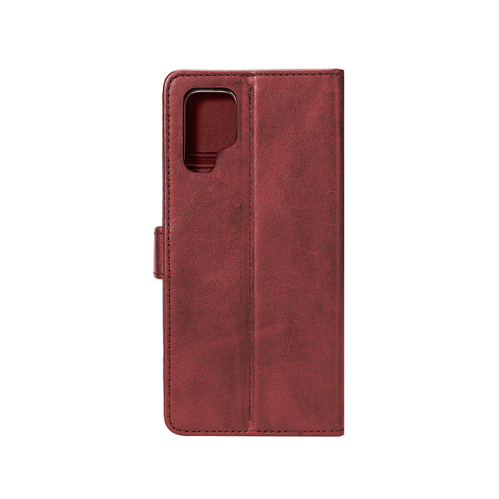 Bibliothèque Rixus pour Samsung Galaxy S23 Ultra Rouge foncé