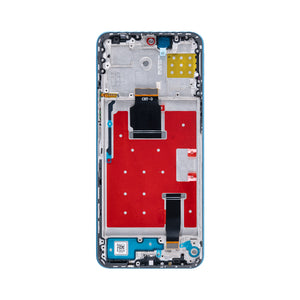 Honor X8a, 90 Lite Ecran et numériseur avec cadre Cyan Lake OEM