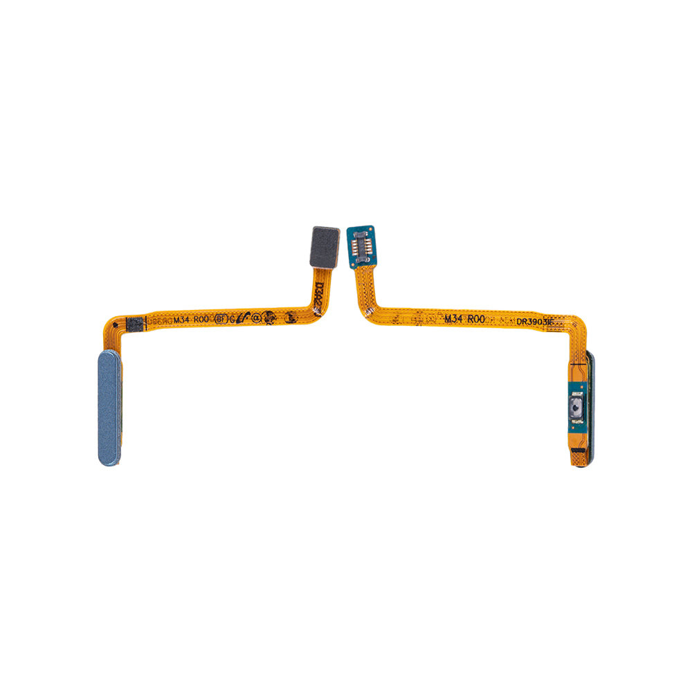 Capteur d'empreintes digitales Samsung Galaxy M34 5G M346B avec bouton d'alimentation, bleu cascade, OEM