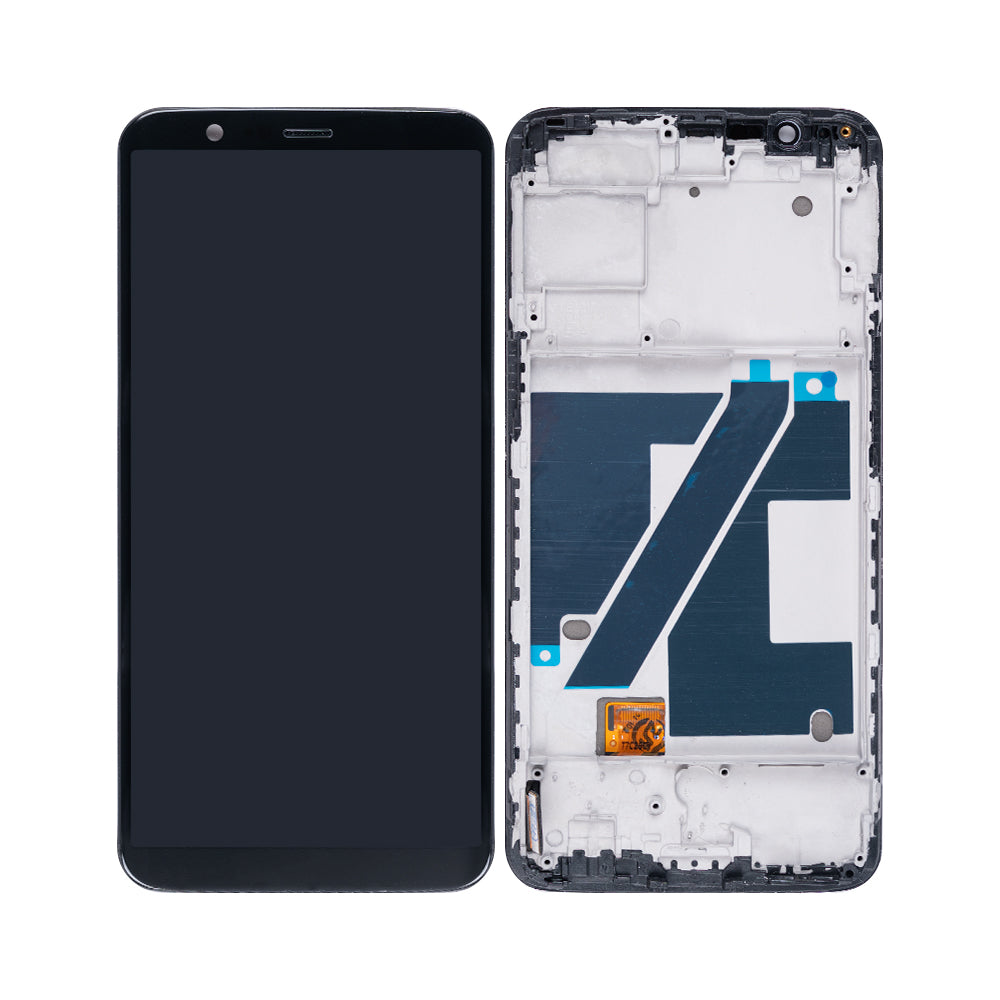 OnePlus 5T Écran et numériseur avec cadre Noir minuit OEM
