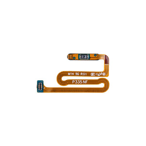 Capteur d'empreintes digitales Samsung Galaxy M14 5G M146B avec bouton d'alimentation Argent OEM
