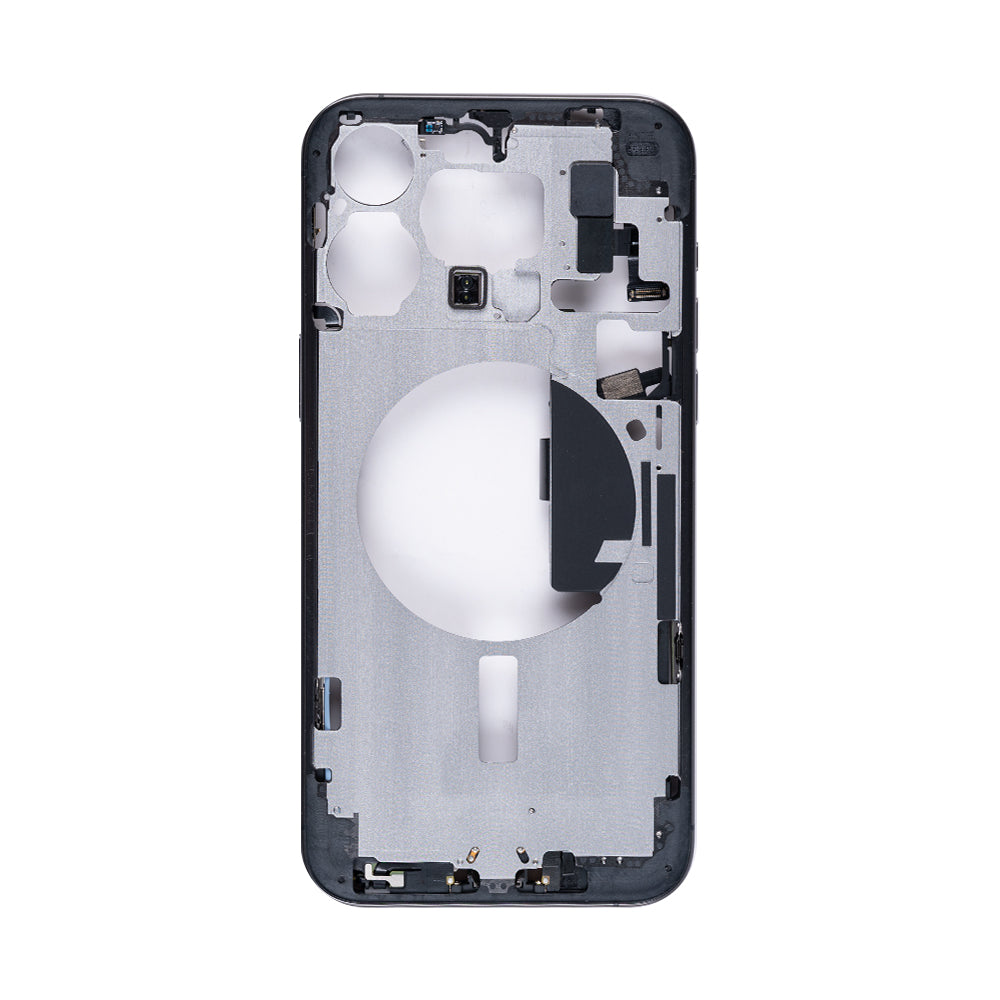For Apple 15 Pro Max Cadre central Noir Titane OEM