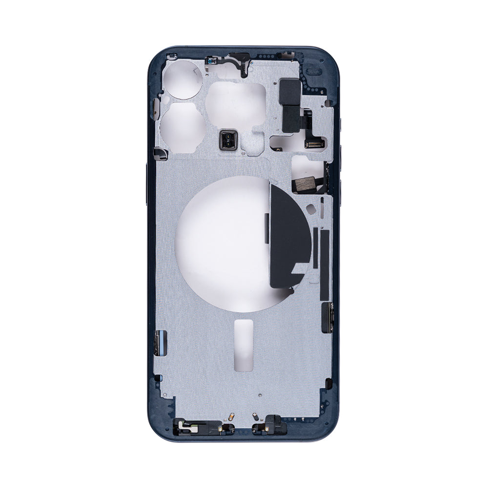 For Apple 15 Pro Max Cadre central bleu titane OEM