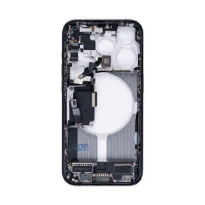 For Apple 15 Pro Cadre central Titane noir OEM