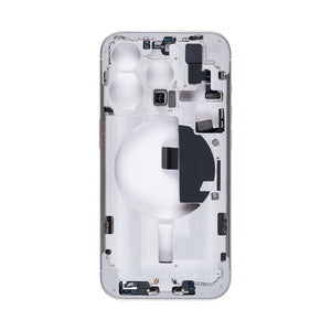 For Apple 15 Pro Cadre central Titane blanc OEM