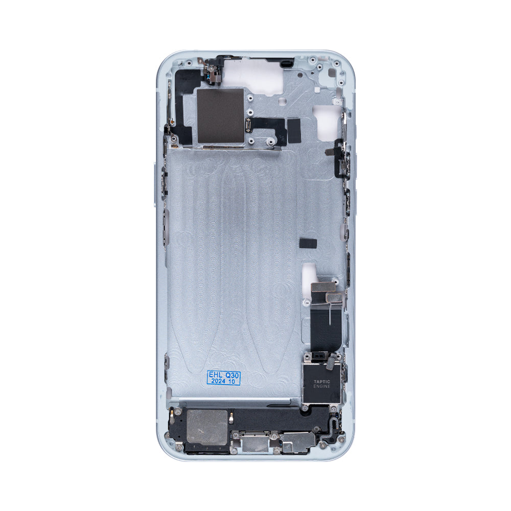 For Apple 15 Plus Cadre central bleu OEM