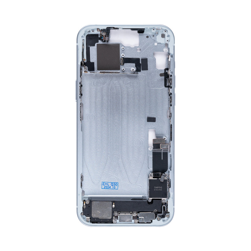 For Apple 15 Plus Cadre central bleu OEM