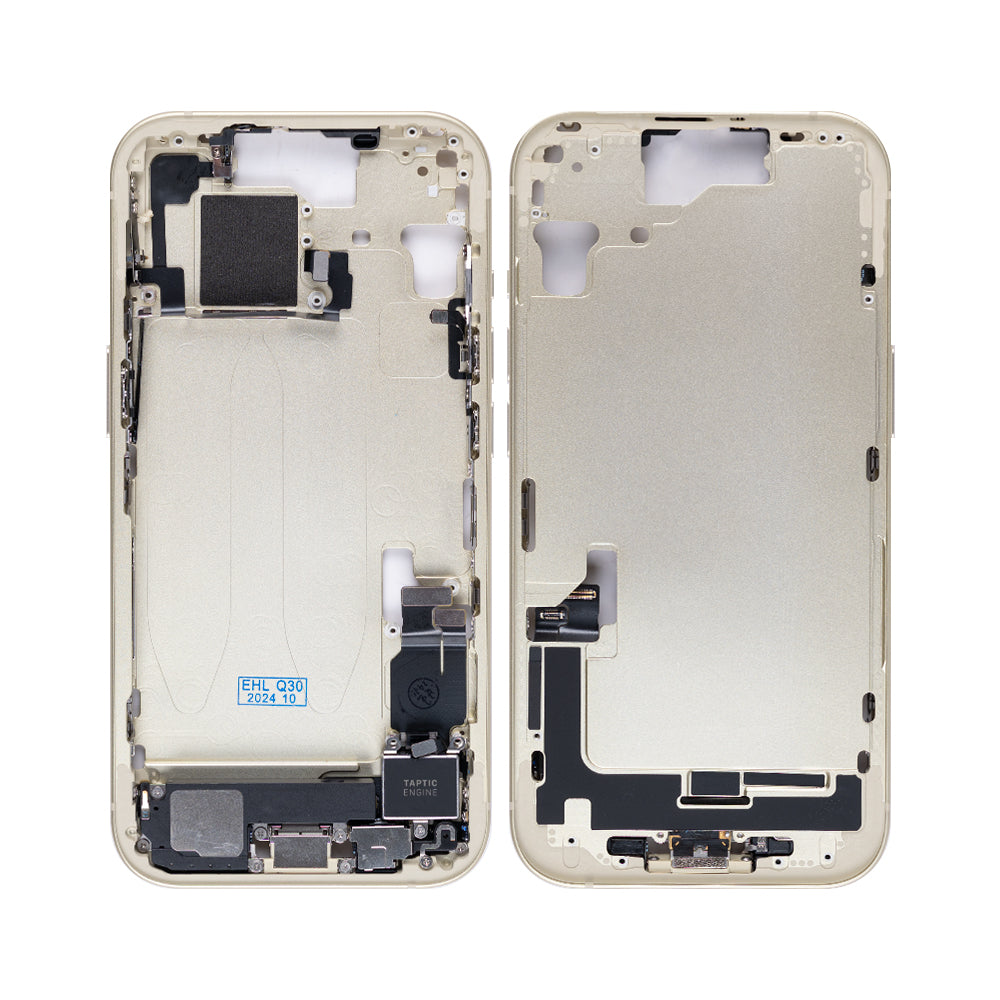 For Apple 15 Cadre central jaune OEM