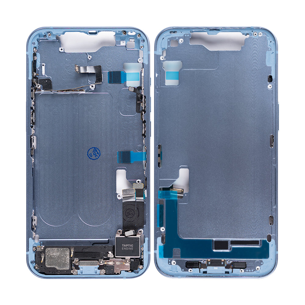 For Apple 14 Cadre central bleu OEM