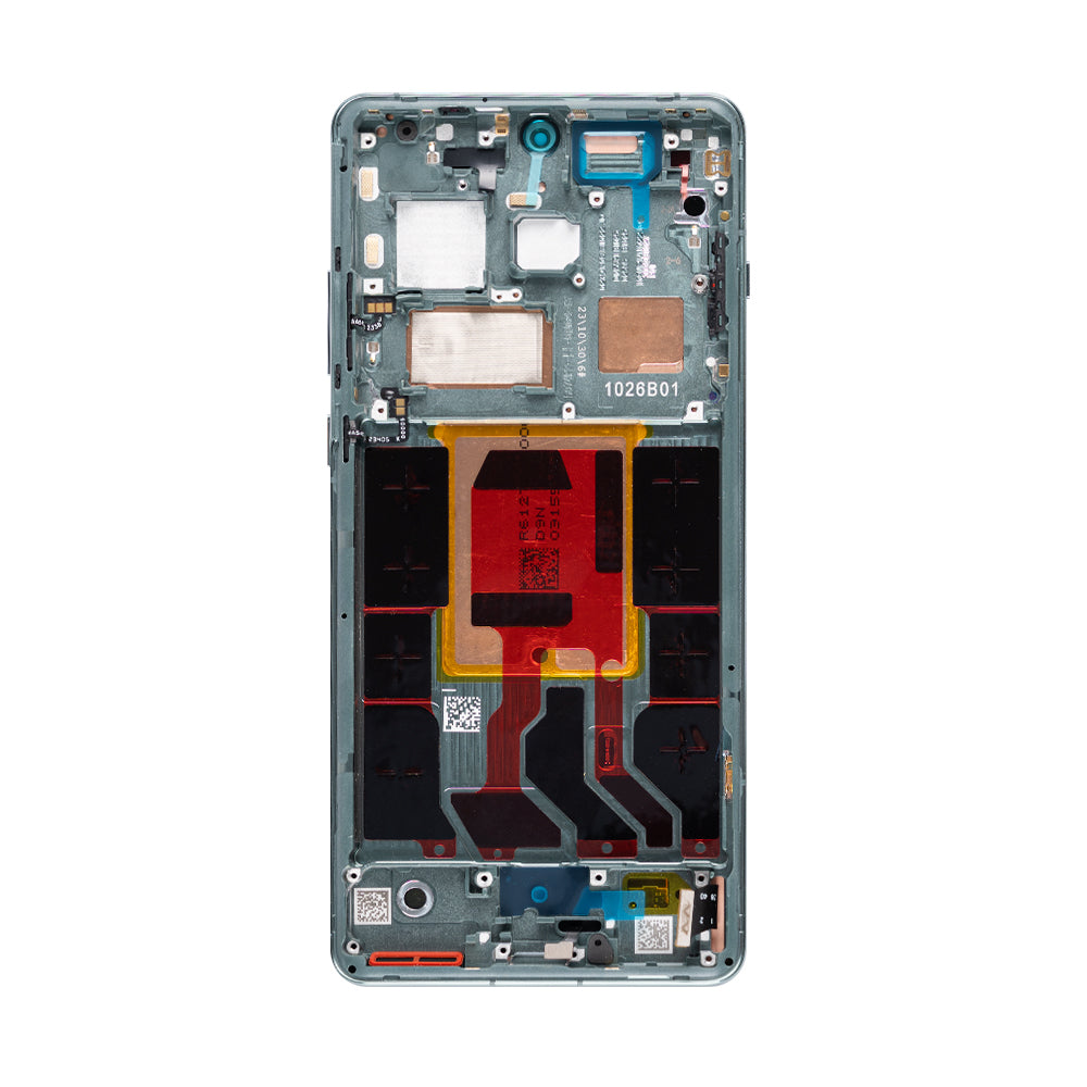 Écran et numériseur OnePlus 12 avec cadre Flowy Emerald OEM