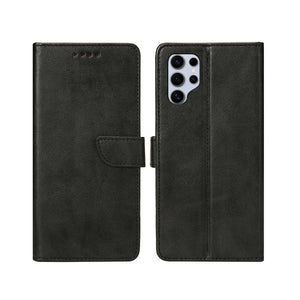 Rixus Bookcase Pour Samsung Galaxy S25 Ultra Noir