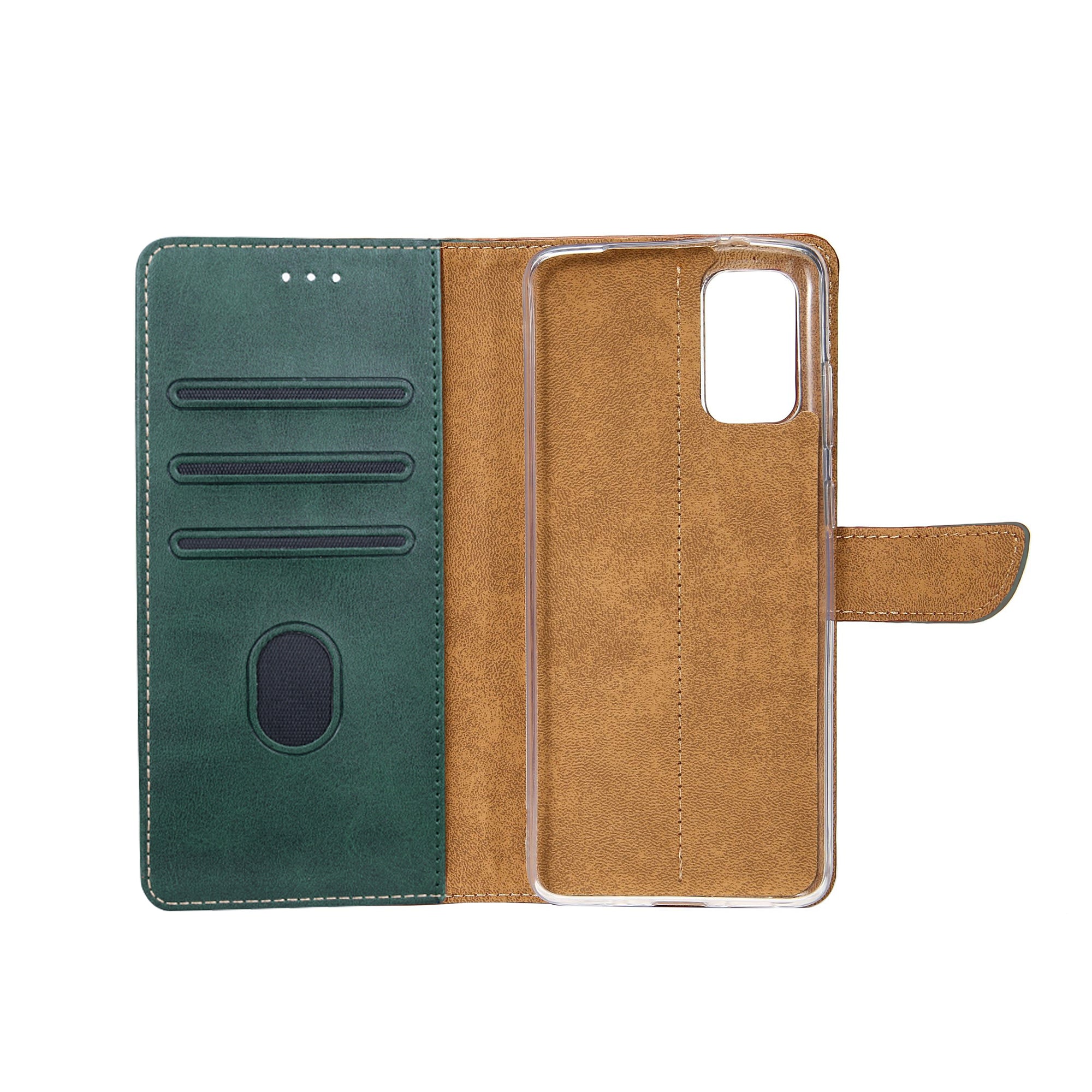 Rixus Bibliothèque pour Samsung Galaxy S22 Plus 5G Vert foncé