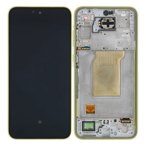 Écran et numériseur Samsung Galaxy A35 A356B avec cadre Lemon pré-assemblé