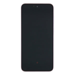 Écran et numériseur Samsung Galaxy A35 A356B avec cadre lilas pré-assemblé