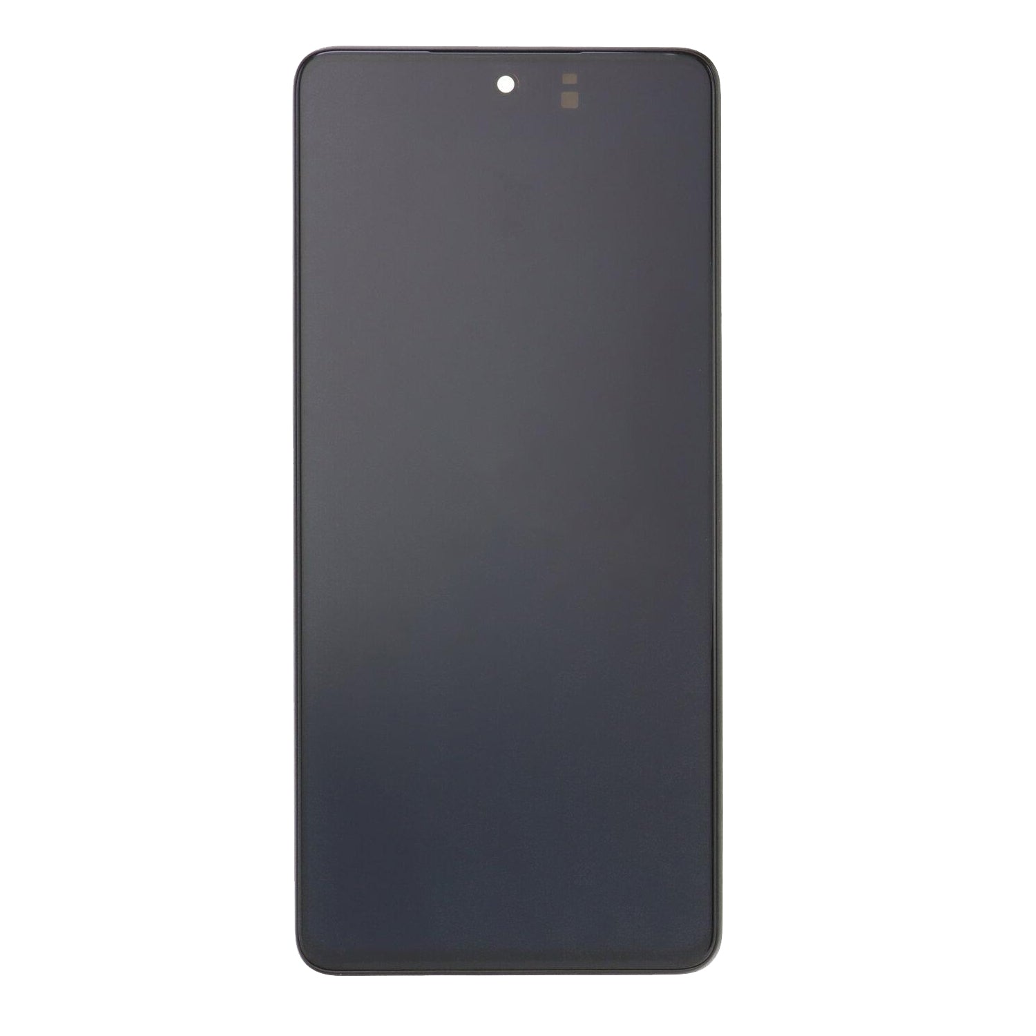 Écran et numériseur Samsung Galaxy M52 5G M526B avec cadre noir brillant Soft-OLED