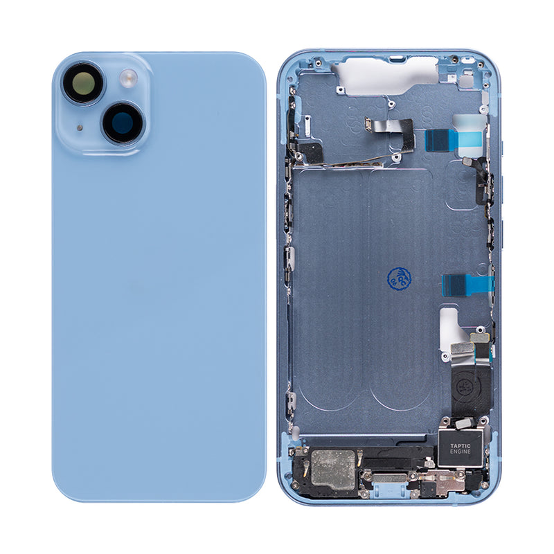 For Apple boîtier For Apple 14 avec petites pièces, bleu, OEM