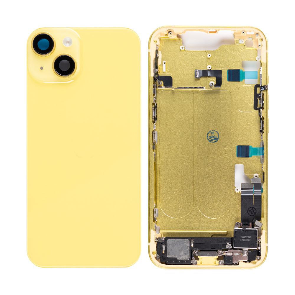 For Apple boîtier For Apple 14 avec petites pièces, jaune, OEM