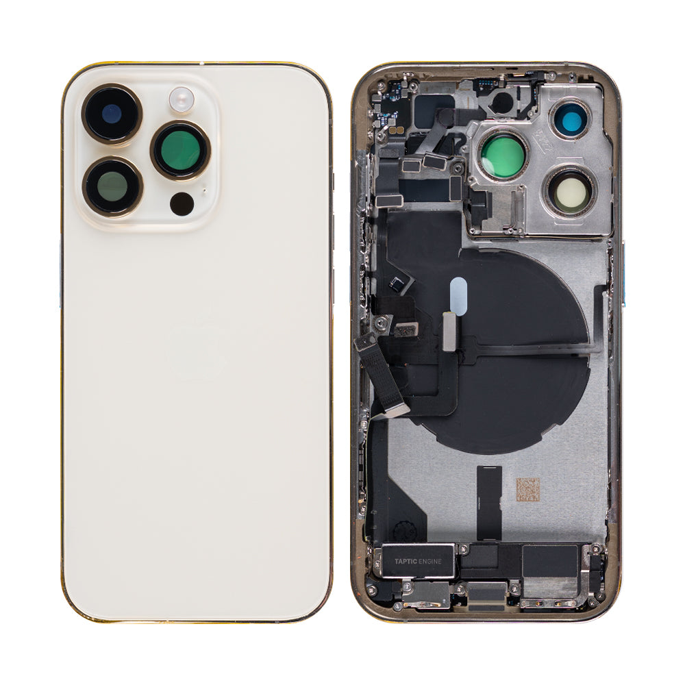 For Apple 14 Pro Boîtier avec petites pièces Or OEM