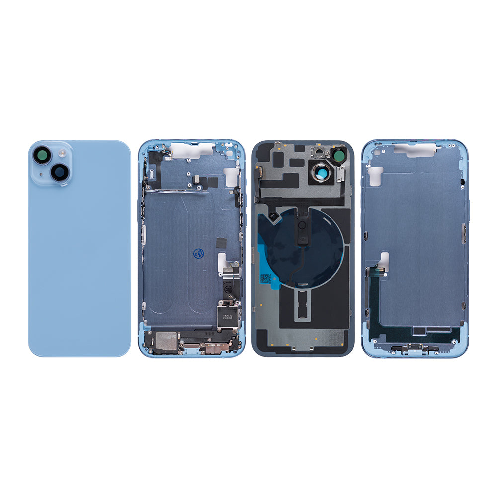 For Apple 14 Plus Boîtier avec petites pièces Bleu OEM