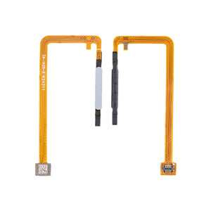 Capteur d'empreintes digitales Samsung Galaxy A06 A065F avec bouton d'alimentation, blanc, OEM