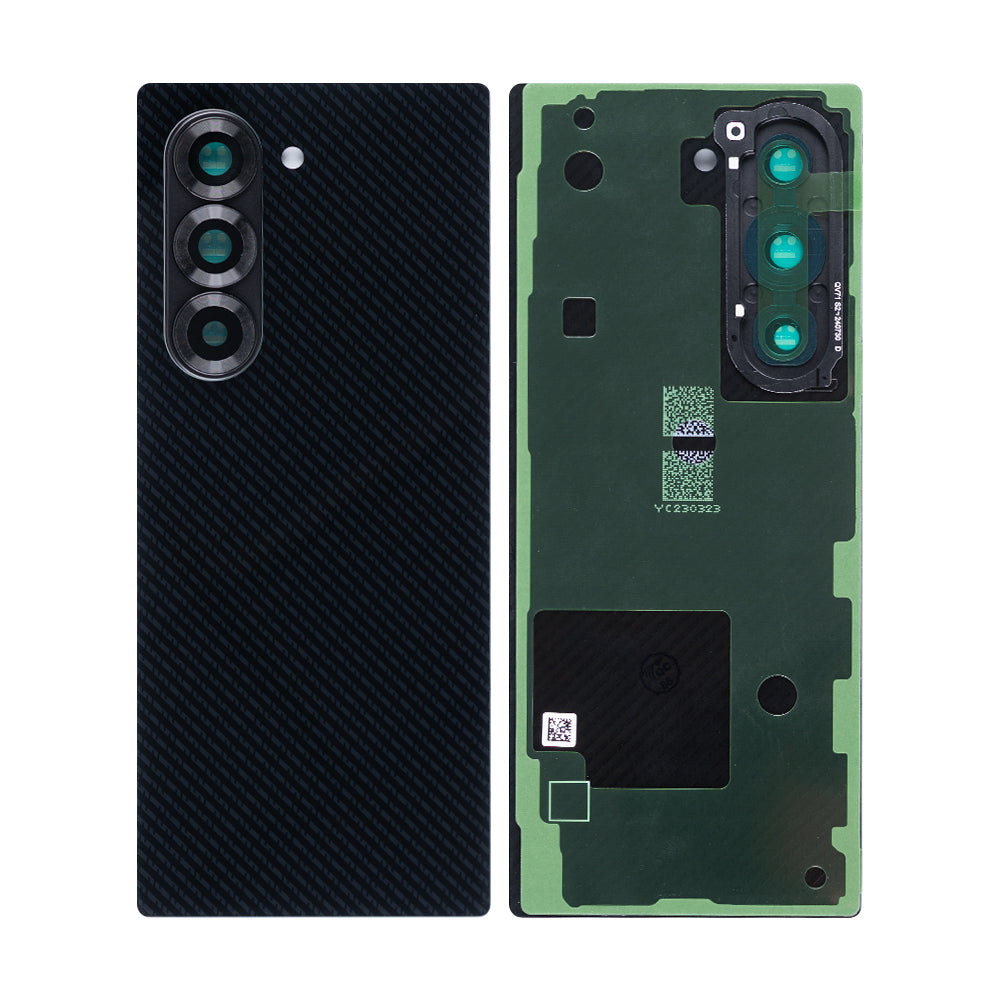 Coque arrière Samsung Galaxy Z Fold6 F956B avec objectif noir OEM