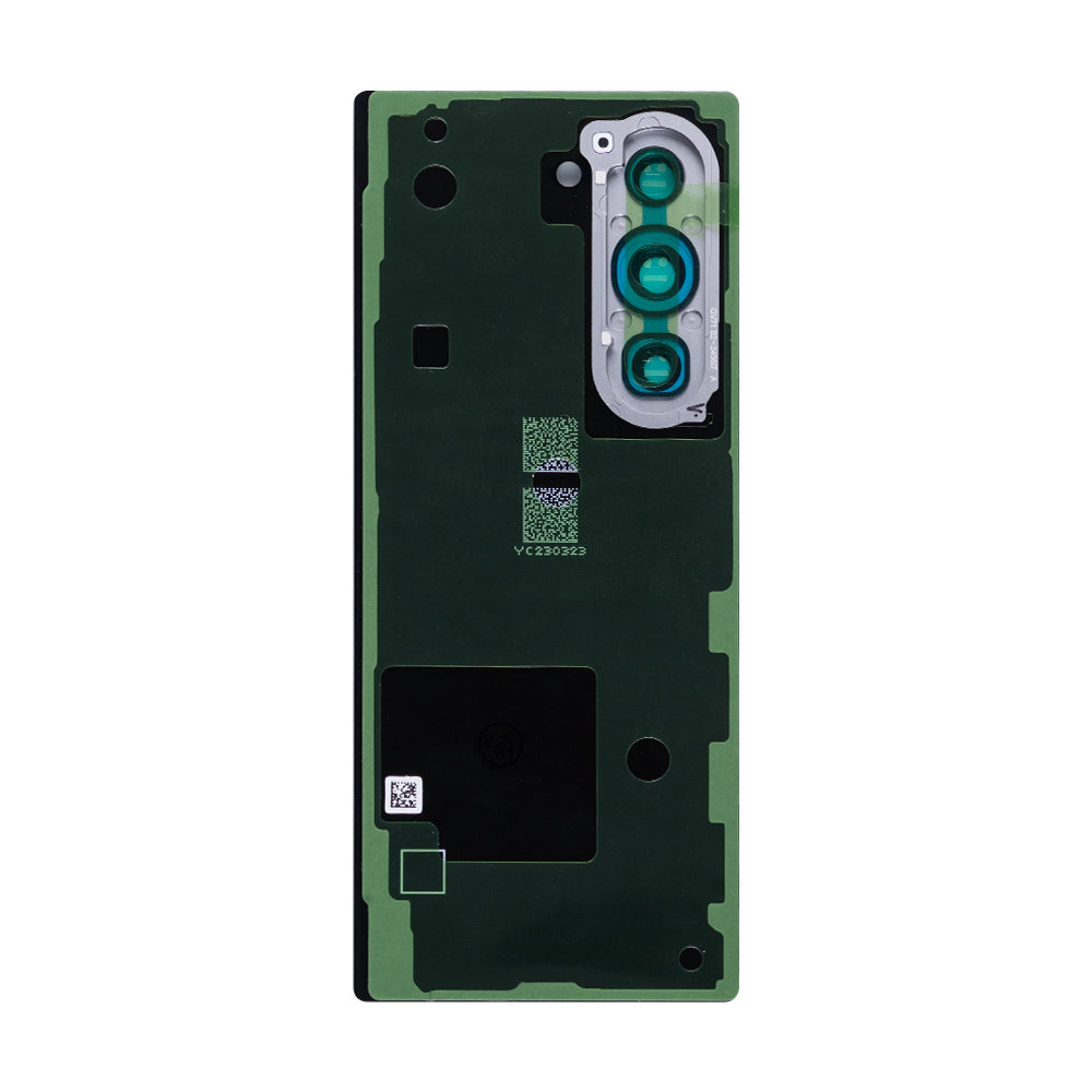 Coque arrière Samsung Galaxy Z Fold6 F956B avec lentille argentée OEM