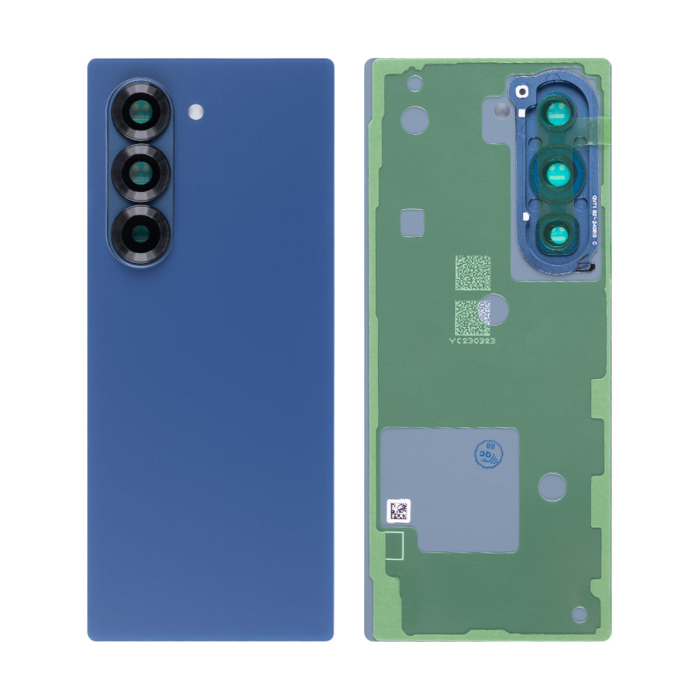Coque arrière Samsung Galaxy Z Fold6 F956B avec objectif bleu marine OEM