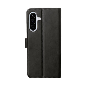 Rixus Bookcase For Samsung Galaxy A36, A37 Black