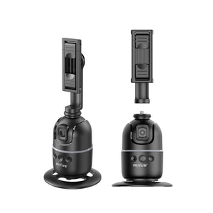 Rixus RXAG03 Auto Face Tracking pour Vlog, Vidéo, Tik Tok Noir