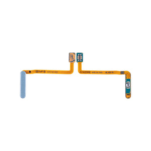 Capteur d'empreintes digitales Samsung Galaxy M35 M356B avec bouton d'alimentation bleu clair OEM