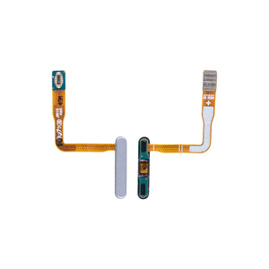 Capteur d'empreintes digitales Samsung Galaxy Z Flip6 F741B Flex avec bouton d'alimentation blanc OEM