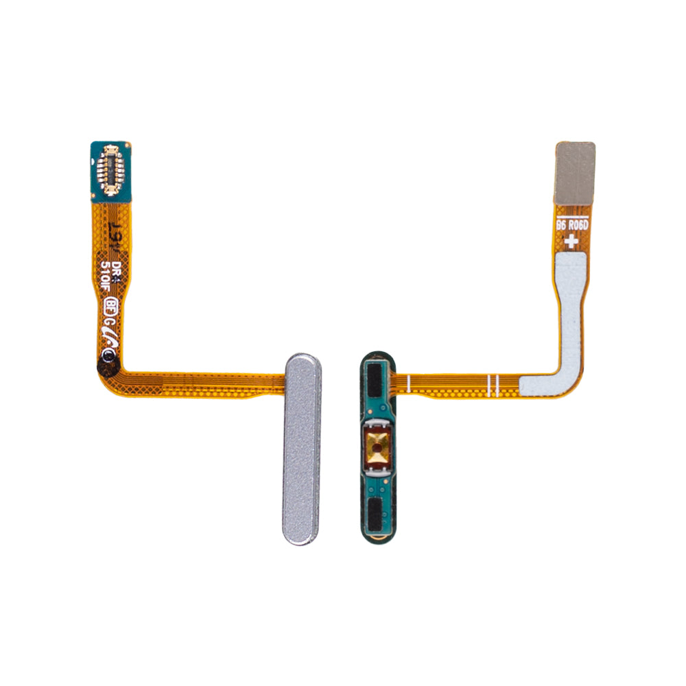 Capteur d'empreintes digitales Samsung Galaxy Z Flip6 F741B Flex avec bouton d'alimentation Silver Shadow OEM