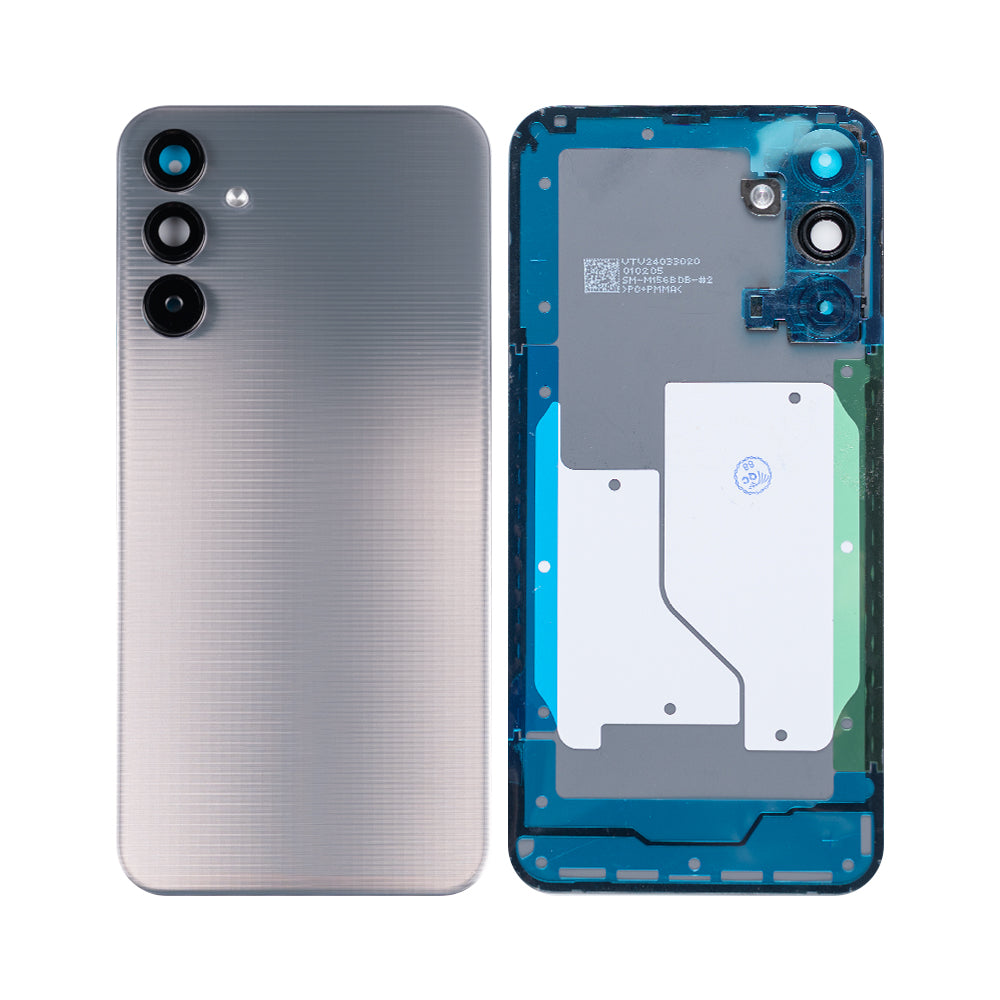 Coque arrière Samsung Galaxy M15 M156B avec objectif gris OEM