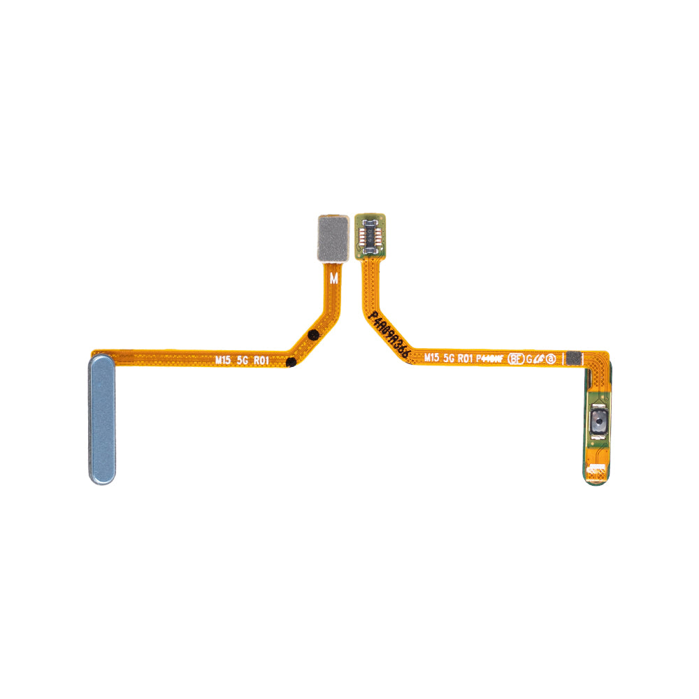 Capteur d'empreintes digitales Samsung Galaxy M15 M156B avec bouton d'alimentation bleu clair OEM