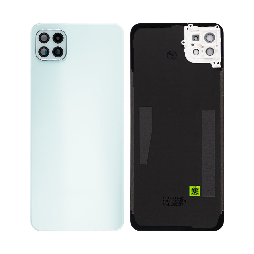 Coque arrière Samsung Galaxy A22 5G A226B avec objectif, couleur menthe, OEM